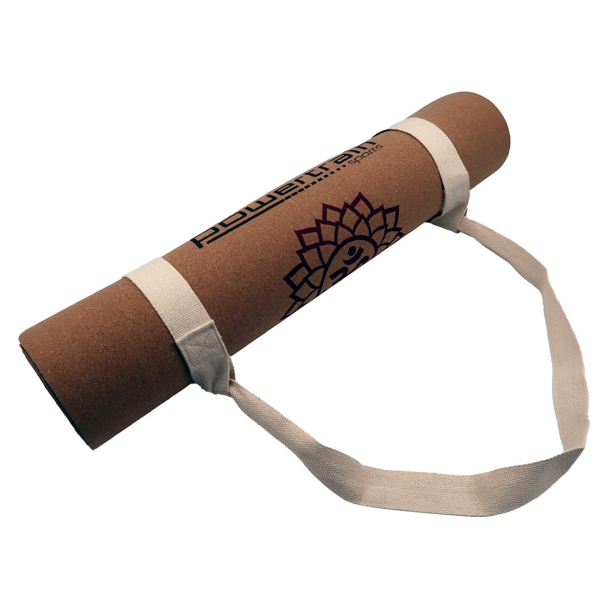 Cork Yoga Mat with Carry Straps - Chakras